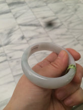 Load image into Gallery viewer, 51.5mm Certified Type A 100% Natural light green/yellow jadeite jade bangle A58-2868
