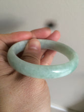 Load image into Gallery viewer, 52.4mm Certified 100% natural Type A light green oval jadeite jade bangle Y120-2491
