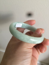 Load image into Gallery viewer, 52.4mm Certified 100% natural Type A light green oval jadeite jade bangle Y120-2491
