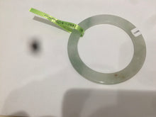 Load image into Gallery viewer, 55.5mm certified Type A 100% Natural icy light green/orange thin Jadeite bangle AC15-0431
