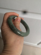 Load image into Gallery viewer, 55mm certified type A 100% Natural watery dark green Jadeite Jade bangle AT27-9779
