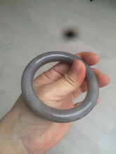 Load image into Gallery viewer, 51.8mm 100% natural smoky purple/gray Quartzite (Shetaicui jade) round cut bangle XY6
