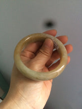 Load image into Gallery viewer, Sale! Certified 54.9mm 100% Natural  sugar yellow/white nephrite Hetian Jade bangle N38-1022
