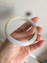 Load image into Gallery viewer, 55.3mm certified Type A 100% Natural green/yellow Jadeite Jade bangle Y114-0412
