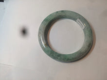 Load image into Gallery viewer, 54.5mm Type A 100% Natural sunny green/white Jadeite Jade bangle AT29-2409
