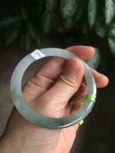 Load image into Gallery viewer, Certified Type A 100% Natural icy green/white/yellow super thin Jadeite bangle group AC25
