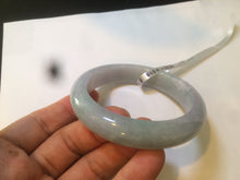 Load image into Gallery viewer, 53.5mm 100% natural Type A green/yellow/purple jadeite jade bangle AS31-0528
