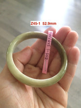 Load image into Gallery viewer, 48-53 mm Type A 100% Natural light green Jadeite Jade bangle group girl/small adult hand Z45
