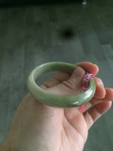 Load image into Gallery viewer, 48-53 mm Type A 100% Natural light green Jadeite Jade bangle group girl/small adult hand Z45
