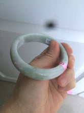 Load image into Gallery viewer, 57.8mm 100% natural certified light green/purple jadeite jade bangle X54-5927
