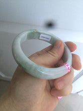 Load image into Gallery viewer, 57.8mm 100% natural certified light green/purple jadeite jade bangle X54-5927
