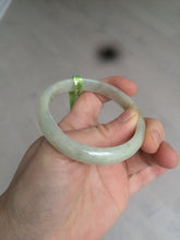 Load image into Gallery viewer, 54.7mm Certificated Type A 100% Natural yellow oval  jadeite jade bangle AC37-8526
