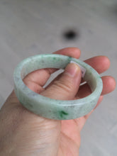 Load image into Gallery viewer, 50.5mm Certified type A 100% Natural sunny green/purple Jadeite Jade bangle L102-7278
