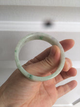 Load image into Gallery viewer, 50.5mm Certified type A 100% Natural sunny green/purple Jadeite Jade bangle L102-7278
