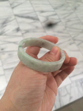 Load image into Gallery viewer, 50.5mm Certified type A 100% Natural sunny green/purple Jadeite Jade bangle L102-7278
