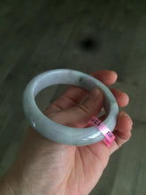Load image into Gallery viewer, 57.9mm certified light green/purple jadeite bangle X52-5932
