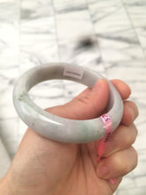 Load image into Gallery viewer, 57.9mm certified light green/purple jadeite bangle X52-5932
