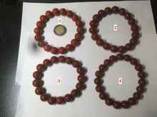 Load image into Gallery viewer, 10-11.9mm 100% natural red agate bracelet CB33
