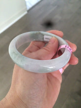 Load image into Gallery viewer, 57.8mm 100% natural certified light green/purple jadeite jade bangle X54-5927
