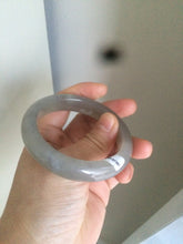 Load image into Gallery viewer, 52.2mm certified 100% Natural dark gray nephrite Hetian Jade bangle AE16-7297
