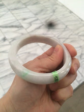 Load image into Gallery viewer, 58.9mm certificated Type A 100% Natural sunny green/purple/red/white Jadeite Jade bangle AK4-8620
