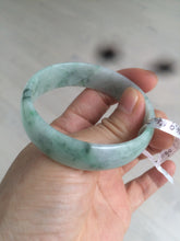 Load image into Gallery viewer, 51.5mm Certified Type A 100% Natural green with floating flowers Jadeite Jade bangle J41-1531mm
