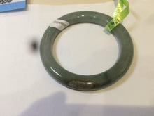 Load image into Gallery viewer, 50.2mm Certified Type A 100% Natural dark green Jadeite Jade bangle U66-4122
