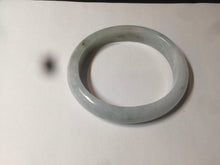 Load image into Gallery viewer, 57mm Certificated Type A 100% Natural green/white oval  jadeite jade bangle D89-7164
