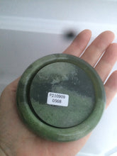 Load image into Gallery viewer, 54mm Certificated 100% Natural dark dark green nephrite Hetian Jade bangle/core set HT9-0568

