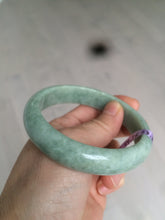 Load image into Gallery viewer, 59mm Certified Type A 100% Natural green jadeite jade bangle group AC38
