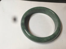 Load image into Gallery viewer, 58mm certified type A 100% Natural dark green jadeite jade bangle D93-9240
