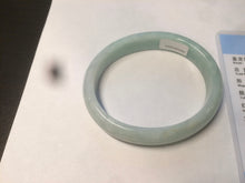 Load image into Gallery viewer, 52.4mm Certified 100% natural Type A light green oval jadeite jade bangle Y120-2491
