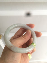 Load image into Gallery viewer, 54.5mm 100% natural Type A green/white with red floating flowers jadeite jade bangle AK3-1387
