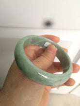 Load image into Gallery viewer, 59mm Certified Type A 100% Natural green jadeite jade bangle group AC38
