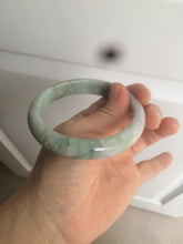 Load image into Gallery viewer, 58.5mm Certified Type A 100% Natural light green/purple jadeite jade bangle U128-9906
