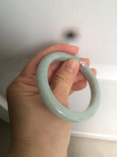 Load image into Gallery viewer, 51.2mm certificated Type A 100% Natural light green/blue/red Jadeite Jade bangle C4804
