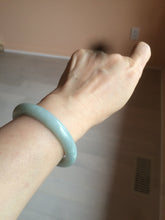 Load image into Gallery viewer, 51.2mm certificated Type A 100% Natural light green/blue/red Jadeite Jade bangle C4804
