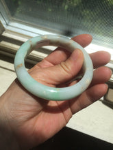 Load image into Gallery viewer, 55.7mm Certified Type A 100% Natural sunny green Jadeite Jade bangle A65-3328
