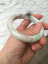 Load image into Gallery viewer, 55.7mm Certified Type A 100% Natural sunny green Jadeite Jade bangle A65-3328
