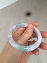 Load image into Gallery viewer, 55.5mm Certified 100% natural Type A green/purple/red (福禄寿)jadeite jade bangle U90-0518
