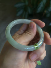 Load image into Gallery viewer, 50.8mm certified Type A 100% Natural light green Jadeite Jade bangle M38-5950
