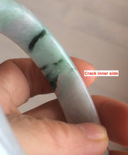 Load image into Gallery viewer, 57mm certified 100% natural Type A green/purple jadeite jade bangle AF10-0623
