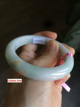 Load image into Gallery viewer, 55mm Certified Type A 100% Natural green/white/yellow Jadeite Jade bangle AD35-9287
