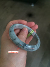 Load image into Gallery viewer, 56.5mm certificated Type A 100% Natural white/green/blue Jadeite Jade bangle Q86-1602
