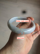 Load image into Gallery viewer, 59mm certified Type A 100% Natural green/purple/yellow/yellow Jadeite bangle U130-9888
