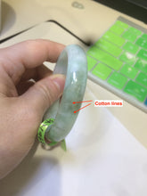 Load image into Gallery viewer, 50.5mm Certified Type A 100% Natural sunny green/light green/brown oval Jadeite Jade bangle AH59-0802
