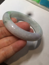 Load image into Gallery viewer, 53.5mm certified 100% natural Type A green purple jadeite jade bangle AQ15-1709
