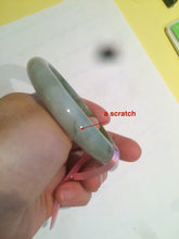 Load image into Gallery viewer, 56.6mm certified 100% natural Type A green/brown jadeite jade bangle L67-8440

