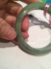 Load image into Gallery viewer, Certified 59.4mm green jadeite jade bangle 100% natural type A R32-6560
