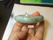 Load image into Gallery viewer, 56mm 100% natural Type A light green jadeite jade bangle Z108
